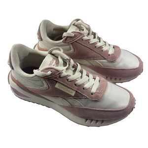 Reebok Forte Racer Women's 7 Pink White Athletic Shoes Sneakers Casual Walking